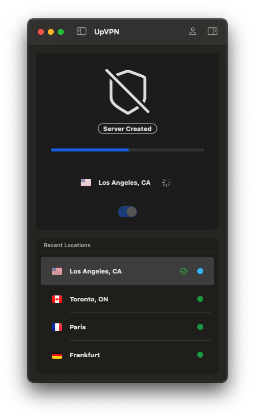 Washington D.C. VPN on macOS